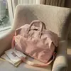 Bolsa de Viaje para Distancias Cortas para Mujer, Ligera, Bolsa de Mano de Gran Capacidad, Bolsa Deportiva Casual Multifuncional que se Puede Enganchar a un Carrito