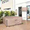 Funda para Mesa de Exterior Jardín Patio a Prueba de Polvo Impermeable Protección Solar Universal para Mesa y Sillas Funda Protectora Gruesa Duradera