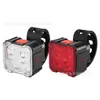 Luzes Dianteiras e Traseiras de Bicicleta de Alto Brilho Mais Vendidas Transfronteiriças Luzes para Ciclismo Noturno ao Ar Livre para Bicicleta de Montanha Luzes Traseiras de Sinalização para Ciclismo Dianteiras e Traseiras