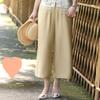 Nueva Camisa de Verano Estilo Nacional Chinoiserie para Madres de Mediana Edad y Mayores, Top de Manga Corta para Mujer, Nueva Moda 2025, Conjunto de Dos Piezas