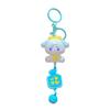 Chaveiro Pingente Boneco Urso Colorido Desenho Animado Mensagem de Bênção Pingente para Carro Bolsa Chaveiro Pequeno Presente