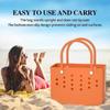 Viagem Internacional Bolsa de Praia Eva Bolsa de Praia Eva Impermeável Tamanho Grande e Médio Bolsa de Furos Eva Pronta para Produtos Quentes