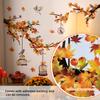 MS2501 Rama de Otoño Pájaro Jaula para Pájaros Pegatinas Decorativas de Pared Sala de Estar Dormitorio Fondo Hogar Pegatinas Decorativas