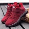 Zapatos de invierno para mujeres mayores zapatos de algodón para mujer zapatos cálidos para caminar zapatos de terciopelo para personas de mediana edad y mayores talla grande zapatos deportivos para hombre alto MX1666