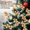Decoraciones Navideñas Transfronterizas, Ramas y Horquillas Simuladas, Decoraciones para Árbol de Navidad, Cajas de Regalo, Empaque de Regalo, Decoraciones Navideñas de Frutas