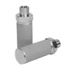 Elemento Filtrante Sinterizado de Polvo Poroso Metálico Roscado de Alambre Interno Elemento Filtrante Sinterizado de Polvo de Titanio Elemento Filtrante de Barra de Titanio 35*90