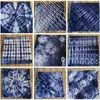 Tecido branco tie-dye DIY tira longa estampa batik lenços grandes e lenços quadrados; tecido branco feito sob medida para creches.