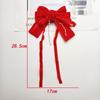 Nueva serie de Navidad Año Nuevo lazo de pelo de visón de tela accesorios para la cabeza de niños accesorios para ropa y bolsos DIY