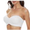 Lingerie Popular Transfronteiriça, Comércio Exterior Estilo Europeu e Americano Sutiã Invisível Sem Costura, Alça Fina Removível Push-Up Tamanho Grande Sutiã Tomara-que-caia