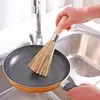 Escova de Bambu à Moda Antiga para Panelas, Escova Especial para Cozinha, Artefato para Esfregar Panelas, Escova de Bambu para Lavar Panelas, Vassoura, Polpa de Bucha, Escova Natural Comercial