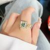 Pulsera con lazo para el cabello, de lujo y ligera, con diseño de mariposa de perla y anillo ajustable