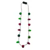 Transfronterizo Nuevo Más Vendido Navidad Campanas de Navidad Collar LED Luminoso Campanas de Navidad Luminosas 6 Luces Decoración Brillante