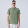 Camiseta deportiva fina de seda fría para fitness, de secado rápido, transpirable, con cuello redondo, para hombre, para verano, para correr y maratón