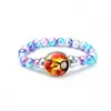 Pulsera de Cuentas de Pokémon, Pulsera Elástica de Colores con Cuentas, Accesorio de Pulsera Elástica de Pikachu Pokémon