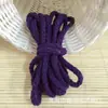 Cuerda de Algodón Hueca de Ocho Hilos Colorida de 5 mm Cuerda para Cintura Cuerda para Sombrero Cordón DIY Hecho a Mano Textil para el Hogar Ropa Tejido Cuerda de Hilo de Algodón