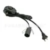 Fio Plug Suporte de Lâmpada 303 Interruptor Rocker Kit de Fios Cabeça de Lâmpada Fio com Interruptor