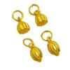 Acessórios de ouro de areia Pequeno pingente de duas gerações Lotus Semente de lótus Pingente de cordão de mão Acessórios de joias artesanais com miçangas DIY