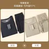 Traje de ropa interior térmica para hombre 7A antibacteriano cachemir camiseta interior terciopelo fino otoño e invierno ropa de otoño para hombre Johns largos