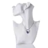 Juego de Estantes de Madera Maciza para Joyería Estante para Pendientes Adornos de Escritorio Estante de Exhibición para Pulseras Joyería Estante de Almacenamiento para Collares Pendientes