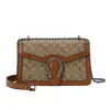 Bolsa Quadrada Pequena de Luxo Leve de Nicho High-End Transfronteiriça para Mulheres 2026 Nova Bolsa de Ombro com Corrente Bolsa Dionysus Bolsa Transversal Bolsas