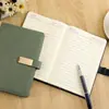 Caderno A5 com Capa de Couro em Estoque na Fábrica, Presente Corporativo de Alto Padrão, Personalizável com Logotipo, Conjunto de Caixa de Presente para Caderno