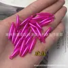 Atacado Colorido 5x25mm Contas Pontiagudas Furo para Pendurar Furo Único Pérola de Imitação Acessórios para Joias DIY Acessórios para Roupas Contas de Plástico