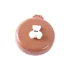 Bonito desenho animado dobrável airbag pente senhoras portátil mini air cushion pente massagem pente espelho integrado pente pequeno atacado