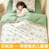 Colcha Infantil Colcha de Invierno Algodón Puro Algodón Especial para Guardería Colcha de Algodón de Dibujos Animados para Niña Individual Siesta Lavable