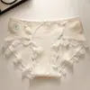 Fio de Cor Puro Desejo Roupa Íntima 100% Algodão Natural Feminina Sem Costura Algodão Estendido Forro Antibacteriano Algodão Grau A Cuecas