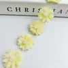 Flor Plegada Hecha a Mano Multicapa de 2.8 cm con Decoración de Perlas, Accesorios Hanfu para Niños, Materiales DIY para Cordones de Zapatos y Bolsos, Parches de Tela