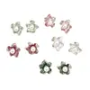 Pendientes de flor de perla vintage franceses dulces y etéreos de primavera y verano para mujer, diseño de nicho de lujo ligero, pendientes con encanto de hada