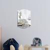 Suministro de fábrica Adhesivo de pared de espejo autoadhesivo Espejo acrílico Espejo de maquillaje Dormitorio Hogar Espejo decorativo Espejo suave