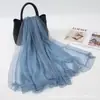 Bufanda de encaje nueva, elegante y versátil para mujer, adecuada para primavera y otoño, ideal para habitaciones con aire acondicionado, chal largo para usar por fuera, bufanda de cuello transfronteriza