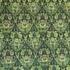 Planta Verde Novo Estilo Chinês Dinastia Han Vestido Cheongsam Tecido de Suspensório DIY Manual Tecido Jacquard de Tencel