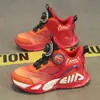 Sapatos de Menino Verão 2026 Novo Modelo Tênis de Basquete Infantil em Malha Tênis de Corrida Respirável em Malha Única para Crianças Maiores