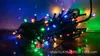 Linternas de Burbujas Intermitentes Línea Negra LED Llenas de Estrellas Luces de Cadena Enchufe para Patio Iluminación Decorativa Impermeable para Calle Festiva Ingeniería