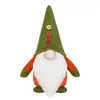 Boneca sem rosto de Natal transfronteiriça, figura de elfo, decoração criativa de Papai Noel verde, Rudolf nórdico