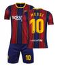 Camisa do Barcelona 20-21 Casa Fora Preto Dourado Rosa 10Messi Ronaldinho Uniforme de Futebol terno