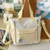 Bolso Tutoría Nuevo, Elegante y Fresco, Dulce y Estilo Universitario, Patchwork de Bloques de Color, Ligero para Viaje, Cruzado, para Estudiantes de Secundaria y Preparatoria