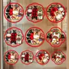 2026 Nuevas Rejas para Ventanas Pegatinas Electrostáticas Nuevo Hogar Recorte de Papel Año del Caballo Bendición Pegatinas para Ventanas Pegatinas para Puertas Pegatinas para Vidrio Decoración de Año Nuevo