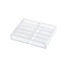 Caja de plástico transparente desmontable, herrajes, artículos diversos, almacenamiento para clasificar, caja de almacenamiento con múltiples compartimentos, rejilla pequeña