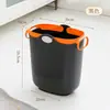 Papelera de Plástico Grueso de Gran Capacidad para Rincones Sala de Estar Cocina Cesta de Almacenamiento de Basura Dormitorio Oficina Papelera para Rincones