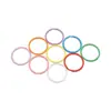 Llavero de Pintura Colorida con Apertura de 25 mm Anillo de Hierro Anillo de Color Caramelo Hebilla de Joyería DIY Accesorios para Muñecas