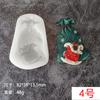 Nuevo Molde de Silicona Navideño 2022 Árbol de Navidad Molde de Azúcar Flip Molde de Pegamento de Goteo DIY Decoración de Pastel de Chocolate