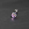 Gota de escama de pez aceite lengua uña anillo de lengua de acero inoxidable decoración de lengua joyería de piercing corporal personalidad caliente transfronterizo en stock al por mayor