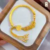 Tienda de Oro Mismo Estilo Moneda de los Cinco Emperadores Chapada en Oro Pulsera de Medio Camino del Dios de la Riqueza Pulsera de Cuerda Trenzada Nuevo Estilo Chino Retro Joyería de Mano
