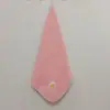 Toalla Bordada con Letra Escolar para Secar el Cabello, Toalla de Belleza, Toalla Simple para el Hogar, Suave, Absorbente de Agua, Toalla Facial