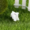 Nova decoração de micro paisagem de Musgo de cordeiro artificial Decoração de casa com moinho de vento Artesanato de resina