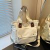 Bolsa de Tela de Gran Capacidad para Comercio Exterior para Mujer 2025 Nueva Primavera y Verano Casual de Hombro Cruzada Bolso Tote Nicho de Alta Gama