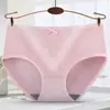 Nova Calcinha Feminina de Cintura Média Calcinha Doce com Laço para Menina Calcinha Feminina Respirável Calcinha Triângulo Estilo Transfronteiriço